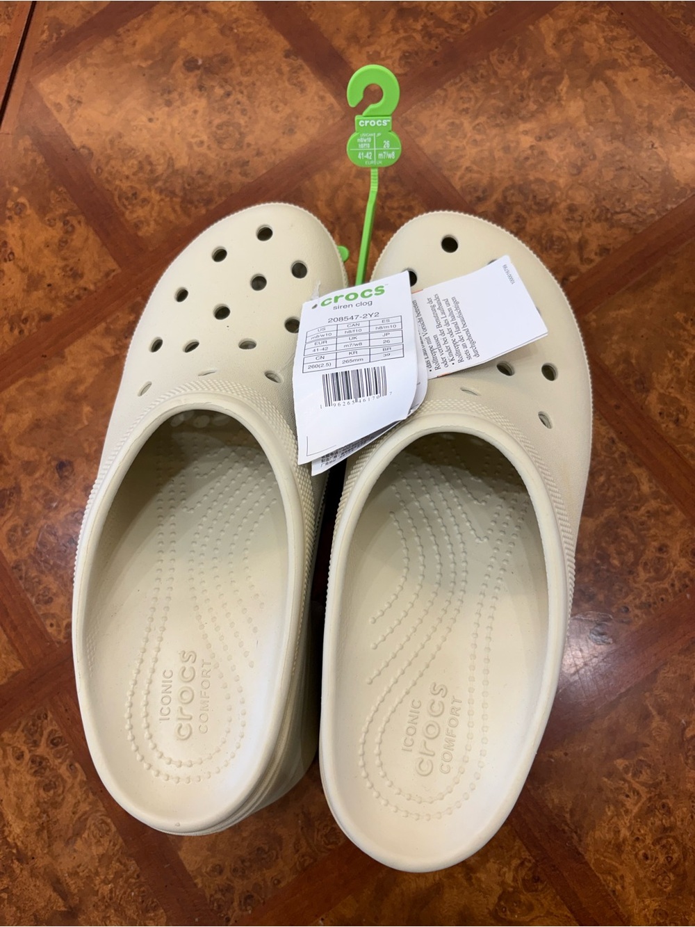 CROCS Classic Siren Clog in Cream